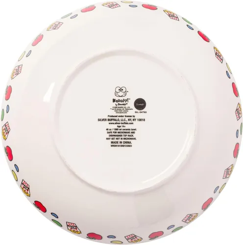 Vista 6 de Silver Buffalo Disney Lilo y Stitch - Tazón de cerámica tropical con cuchara que cambia de color con Stitch, 28 onzas
