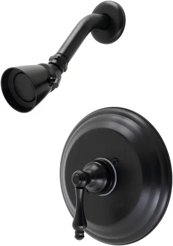 Vista 7 de Kingston Brass KB3633ALSO - Grifo de ducha de restauración, latón antiguo, 7,13 x 7,5 x 7,5