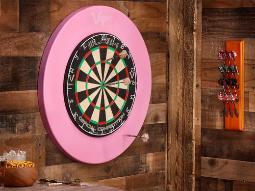 Vista 2 de Viper by GLD Products Guardian Dartboard Surround SisalBristle - Protector de pared de diana con punta de acero