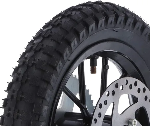 Vista 8 de Rueda trasera de mini bicicleta, neumático y llanta de suciedad de 2.5 x 10, rueda delantera de minicicleta, sillas de ruedas de asistente