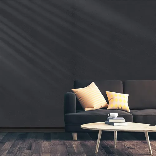 Vista 6 de Arthome - Papel adhesivo negro de 11.8 x 100 pulgadas, papel tapiz autoadhesivo impermeable de vinilo de PVC brillante, a prueba de aceite, papel