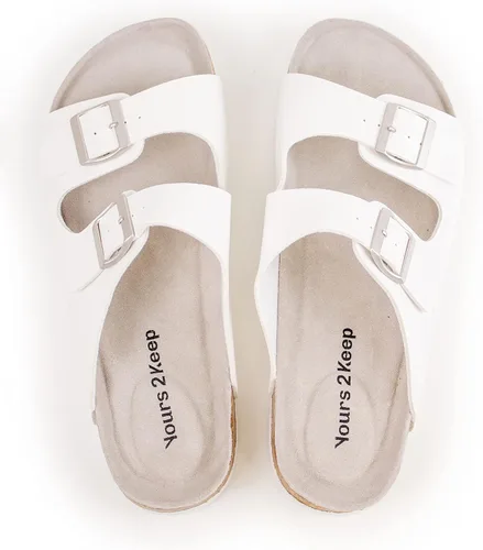 Vista 3 de Yours 2 Keep Sandalia Havana unisex - Plantilla de corcho con 2 correas ajustables