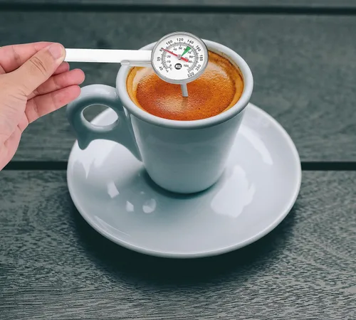 Vista 5 de Termómetro de 3.49 Pulgadas con Dial para Leche y Café con Clip, Mejor Termómetro de Lectura Instantánea para Bebidas de Café, Espuma de Chocolate