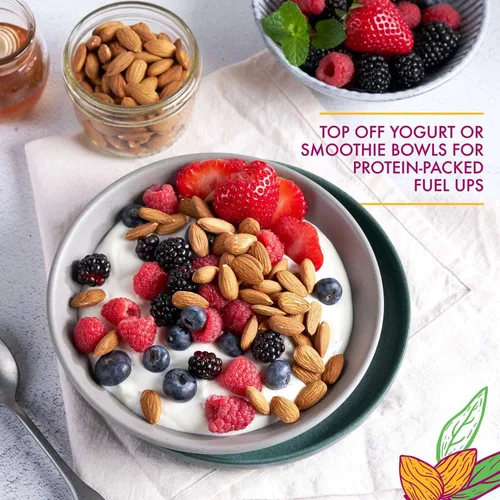 Vista 5 de Berkley and Jensen - Juego de 2 almendras enteras naturales, marca miembro, 3 libras