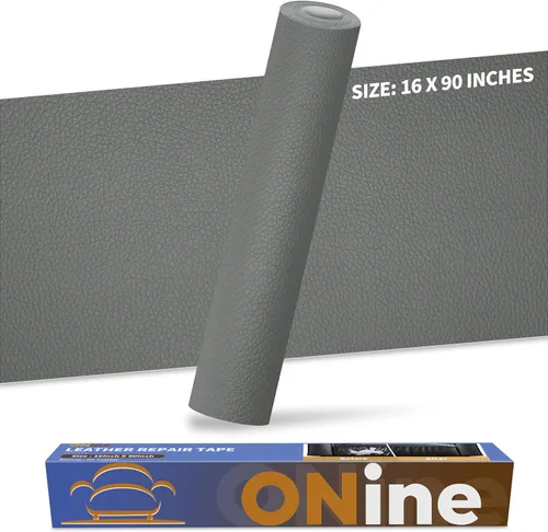 Vista 15 de ONine Reparación profesional de cuero para sofá, cinta de reparación de cuero de 3 x 60 pulgadas (cuero gris oscuro)