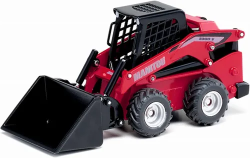 Siku 3049 Farmer Manitou 3300V Minicargadora Minicargadora, Rojo