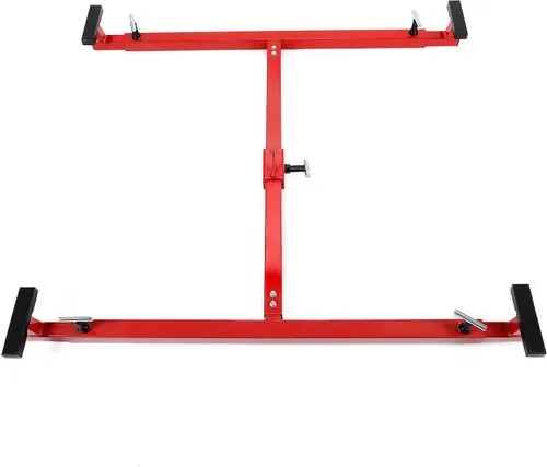 HECASA Caja Elevadora de Cama de Camión para Camas de Camión Elevador Universal Ajustable de Acero Revestido en Polvo Rojo Capacidad de 800LB