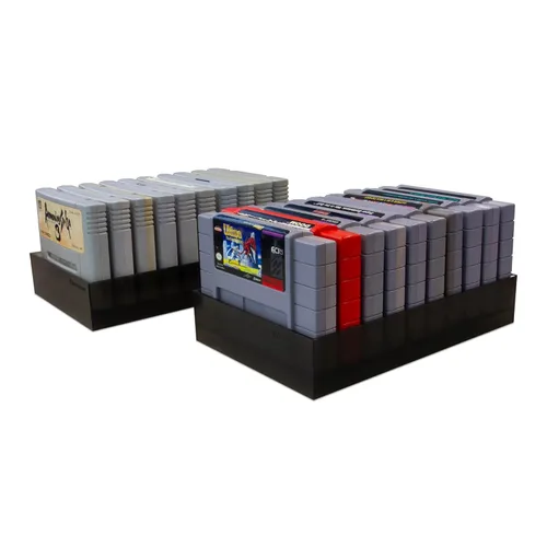 Vista 5 de Hyperkin 10-Cartridge Storage Stand for SNES (2 Pack)