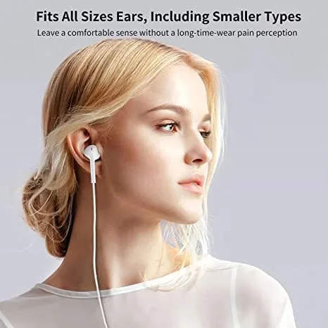 Vista 7 de Paquete de 2 auriculares Apple con cable certificados MFi Micrófono integrado y control de volumen Compatible con iPhone, iPad, iPod, computadora