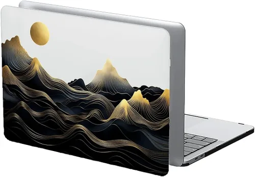 Vista 7 de Funda rígida de plástico compatible con MacBook Air de 13 pulgadas 2020 2021 M1 A2337 A2179 A1932, carcasa rígida de plástico para Mac Air 13