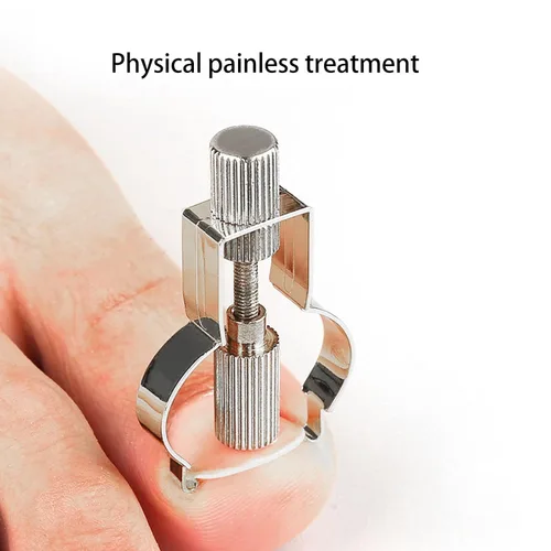 Vista 3 de Herramienta de cuidado de pies encarnados para el cuidado de los pies, abrazadera de uñas de acero inoxidable, herramientas de acero inoxidable