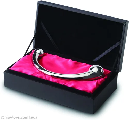 Vista 6 de Varita de metal Njoy Pure para alcanzar el punto G, 7.5 in, Acero pulido