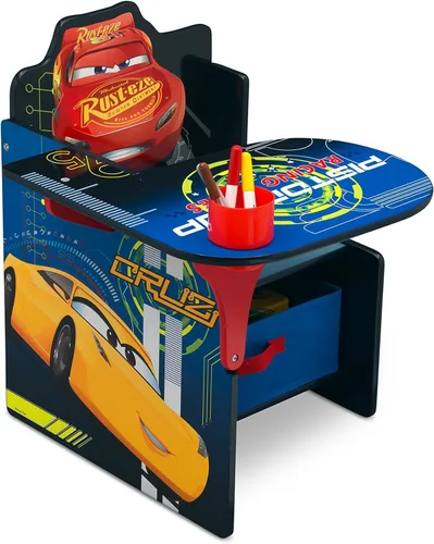 Vista 10 de Delta Children - Silla y escritorio con compartimento de almacenamiento, Toy Story 4