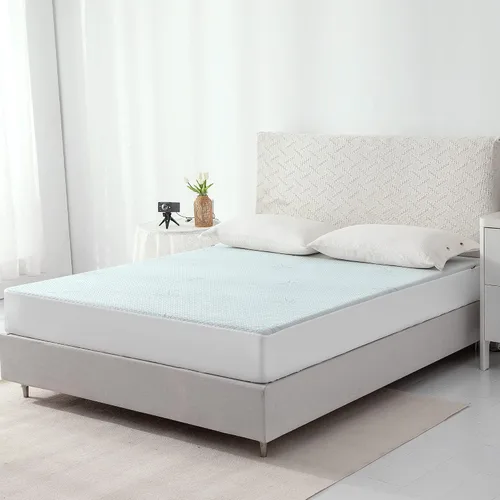 Vista 7 de Jet's Home Protector de colchón impermeable tamaño individual, suave y transpirable, lavable a máquina, funda protectora de colchón de bambú, funda
