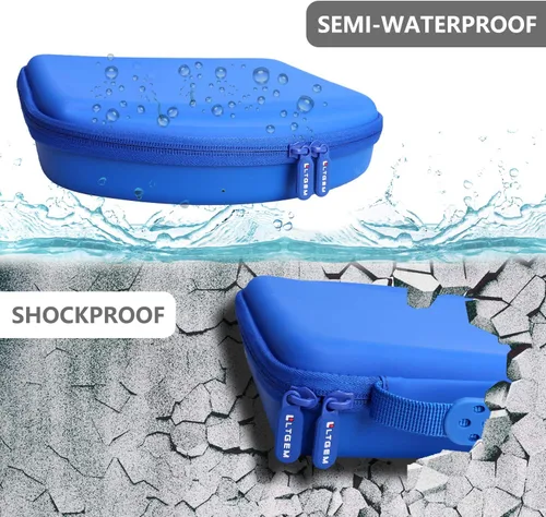 Vista 4 de LTGEM - Funda rígida para sistema de lectura y escritura Leapfrog LeapReader, color azul