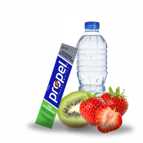 Vista 3 de Generic Propel - Paquetes de polvo para hidratación con electrolitos, cero azúcar, mezcla de agua con electrolitos, paquetes de polvo, limonada