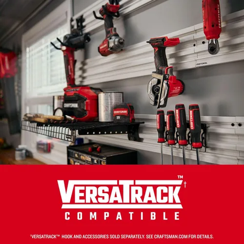 Vista 8 de CRAFTSMAN 20V RP Taladro inalámbrico y destornillador de impacto, kit combinado de 2 herramientas de herramientas eléctricas sin escobillas, luz