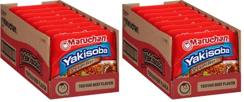 Vista 10 de Maruchan Yakisoba Chili Cheese, fideos Ramen instantáneos japoneses, 3.86 onzas, 8