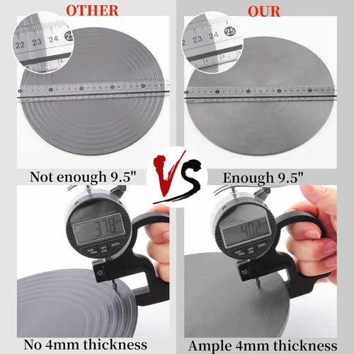 Vista 6 de Difusor de calor para estufa de gas, accesorios de utensilios de cocina, difusor de estufa para protección de ollas, bandeja redonda