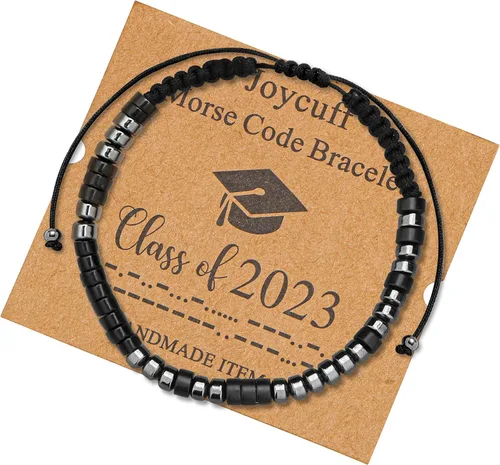 Pulseras inspiradoras en código morse para hombres, mujeres, niños y niñas, padres, madres, tías, abuelas, hijas, para el Día de la madre,