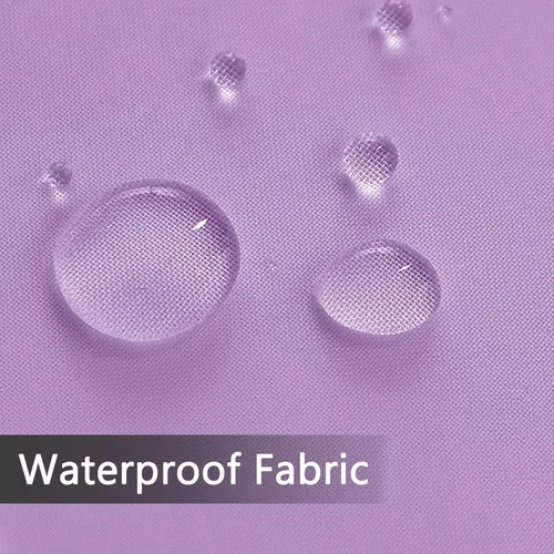 Vista 91 de SpaceDresser Cortinas traslúcidas impermeables para patio y exteriores – 2 paneles de cortina transparente con bolsillo para barra para sala