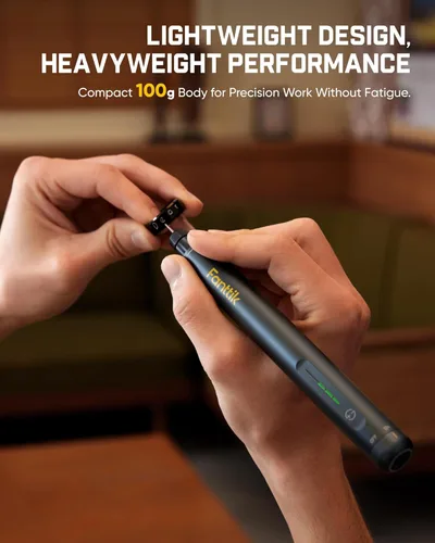 Vista 7 de Fanttik F2 Master Eng - Bolígrafo de grabado, kit de herramientas rotativas inalámbricas con 5 velocidades variables, bolígrafo grabador recargable