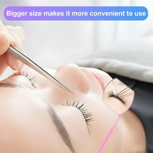 Vista 5 de TBWHL Espejo de Mano de Viaje en Forma de Corazón, Espejo de Mano Cosmético con Mango para Afeitado de Una Sola Cara Portátil de Viaje Espejo