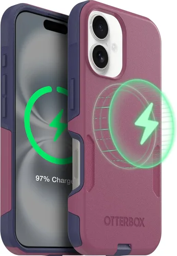 Vista 38 de OtterBox Funda para iPhone 16 Commuter Series - Baby Blue Jeans