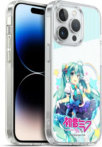 Vista 32 de Head Case Designs Licencia Oficial Hatsune Miku Gráficos Lindos Carcasa de Gel [Protección de Grado Militar] Compatible con Apple iPhone 7