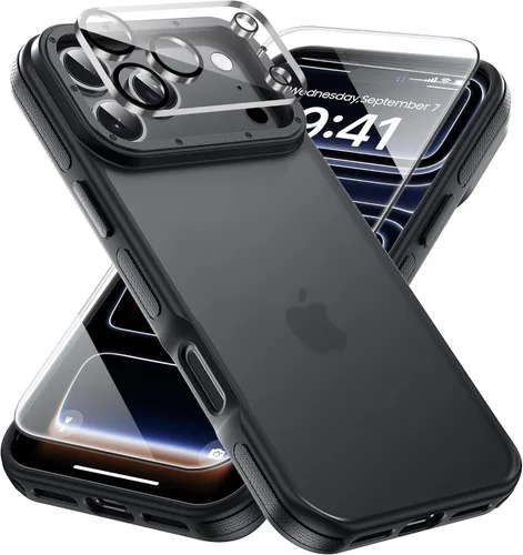 Vista 114 de Yriklso 3 en 1 Funda Magnética Fuerte para iPhone Air, 1X Protector de Pantalla + 1X Protector de Lente de Cámara, Cubierta Protectora a Prueba