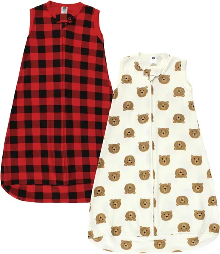 Vista 19 de Hudson Baby Saco de dormir unisex de algodón con manga larga para bebé, saco, manta