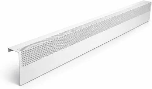 Vista 6 de Baseboarders Basic Series - Montura cubierta para calentador, de acero galvanizado, fácil de poner, color blanco