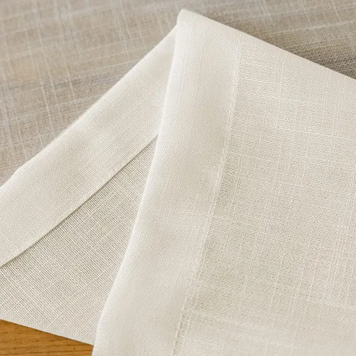 Vista 8 de Cortinas semitraslúcidas beige para sala de estar de 54 pulgadas de largo, paneles de ventana plisados con textura de lino para dormitorio, cortinas