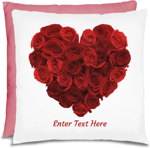 Vista 10 de Almohada personalizada de San Valentín, almohada personalizada, regalos de San Valentín, regalos para mujeres, regalos para ella, regalos Negro