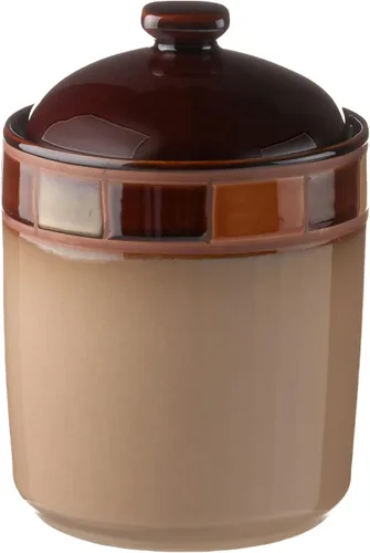 Vista 2 de Gibson Casa Estebana 3-piece Canister Set, Beige and Brown