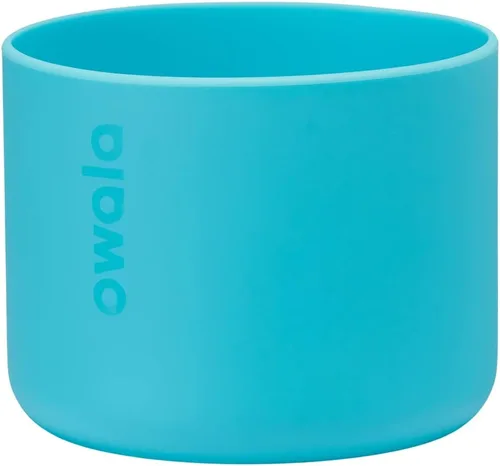 Vista 23 de Bota de Silicona para Botella de Agua Owala, Funda Protectora Antideslizante para Botella de Agua, Protege Botellas de Acero Inoxidable FreeSip, Gris