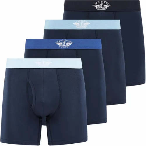 Dockers Mens Boxer Briefs Microfiber Mens Boxers Underwear for Men Pack of 4