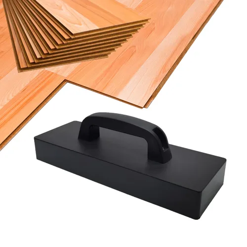 Bloque de roscado, bloque de instalación de piso grande y pesado, con mango, no requiere martillo, para laminado/madera/madera