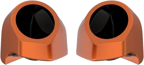 Vista 523 de Advanblack Alpine Green Tour Pack - Paquete de altavoces de 6.5 pulgadas, carcasa de audio trasera, color a juego, ajuste Harley King Tour Pack