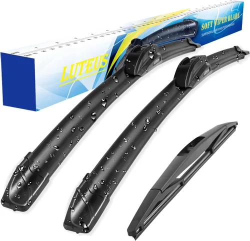 Limpiaparabrisas de repuesto para 2018-2021 Jeep Wrangler, limpiaparabrisas para todas las estaciones, 16"+16"+12" (juego de 3), con gancho U/J