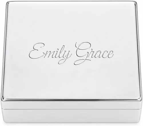 Vista 11 de Cherished Moments Joyero rectangular personalizado con mensaje Mensaje personalizado de oro