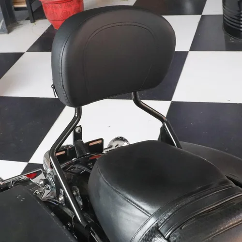 Vista 3 de AUFER Respaldo vertical desmontable del pasajero con almohadilla de respaldo compatible con Touring Road King Street Glide Electra Glide Road Glide