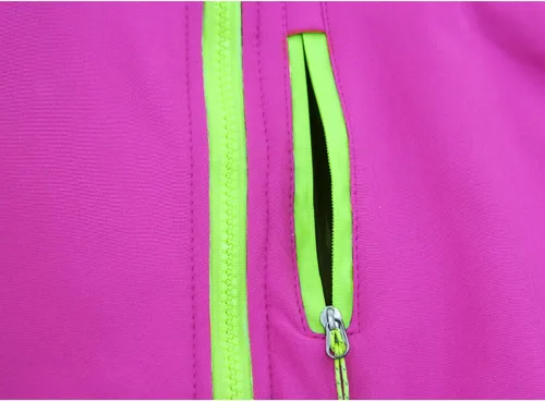 Vista 7 de M2C Chaqueta Softshell Cortavientos con Capucha y Forro Polar para Niños y Niñas