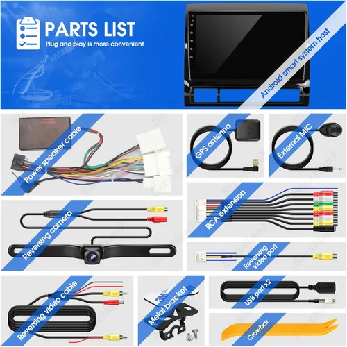 Vista 7 de SizxNanv Para Tacoma Android 10 Pantalla táctil compatible con Carplay Android Auto, radio de coche estéreo Bluetooth navegación reproductor