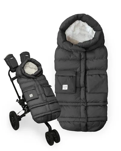 Vista 13 de 7AM Enfant Manta para Cochecito 212 - Manta Ajustable con Cremallera para Asiento de Auto de Bebé para Invierno de Bebés, Unisex Multipropósito