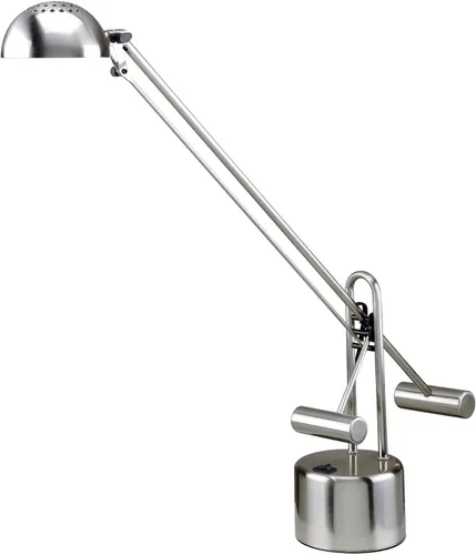 Lite Source LS-306PS Halotech - Lámpara de escritorio LED de 29 pulgadas y 8 W, acero pulido, color plateado