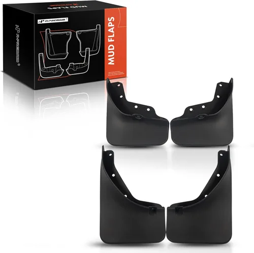 A-Premium Juego de 4 unidades de guardabarros con accesorios compatibles con Lincoln MKX 2016 2017 2018 2019, utilidad deportiva, delantera y