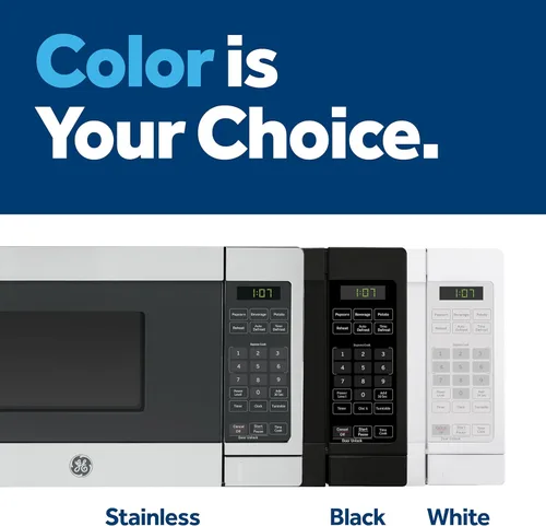 Vista 7 de Horno microondas compacto de GE para encimera, de 0.7 pies cúbicos, capacidad de 700 vatios, 6 configuraciones de cocción automática, tecnología