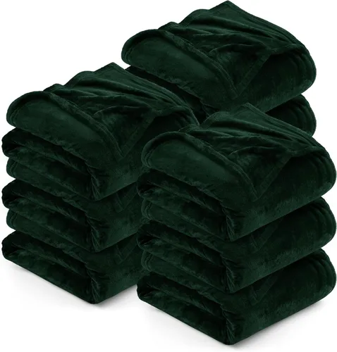 Vista 65 de Utopia Bedding - Manta de vellón de lujo, mullida, antiestática; manta de suave microfibra de 8.8 oz/yd² (300 g/m²) para sofá y cama; tamaño Gris