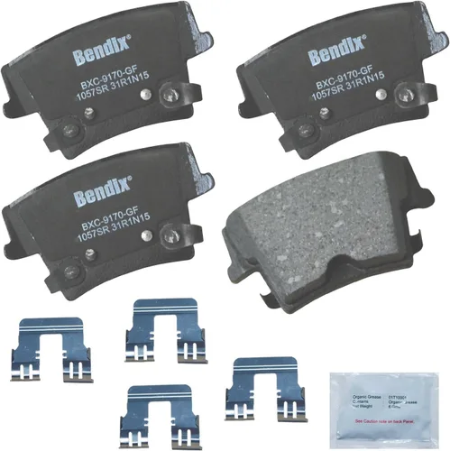 Vista 104 de Bendix Priority1 CFC154 - Juego de pastillas de freno de disco para Avanti II, Century, LeSabre, Regal, Riviera, chasis comercial, DeVille